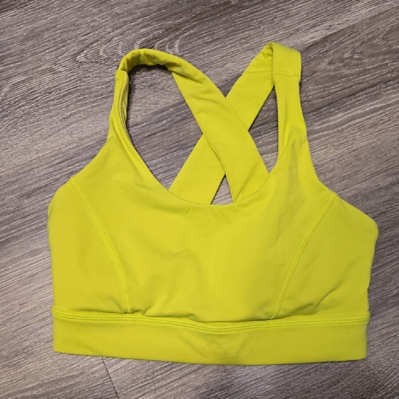 lululemon athletica Other - Lululemon All Sport Bra Neon Yellow Sz 4